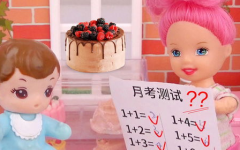 小姐姐吃气泡巧克力蛋糕,小姐姐的巧克力蛋糕美食之旅